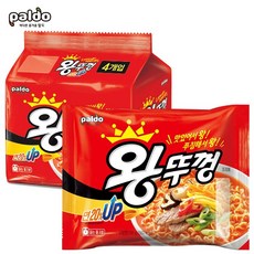 [팔도] 왕뚜껑 봉지라면 130g x 4봉, 상세 설명 참조