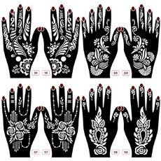 KICKWIX Tattoo Stencil | Mehandi Stencils for and Girls