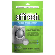 Affresh 월풀 세탁기 청소 클리너 3테블릿, 1세트