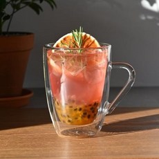 아트박스/로메이키친 로이지 내열 이중유리 컵 355ml, 상세설명 참조, 로이지 내열 이중유리 컵 355ml (16674741)