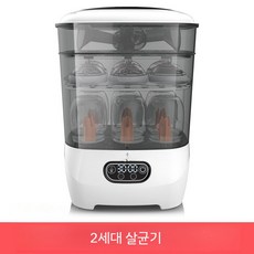 브레짜젖병소독기 세척기 스팀 젖병 소독기 차콜 다기능 건조기, 투명한