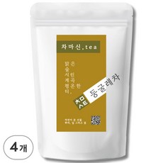 차마신티 둥굴레차 원물 100% 저온가공 친환경 PLA 삼각티백, 8개, 50개입, 1g