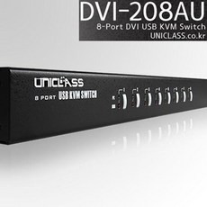 KVM 스위치 KVM스위치 DVI PC주변기기 USB 8대1 DVI 208AU 컴퓨터주변기기