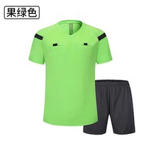 운동경기 심판복 상하의 대회 농구 축구 반팔 사회인 유니폼, 0118 반팔 그린 XXXL, 1개