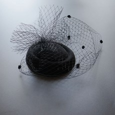 웨딩페이스베일망사블랙