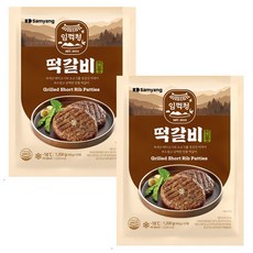 삼양 임꺽정 떡갈비, 1.2kg, 2개