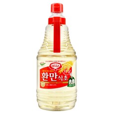 롯데 환만식초 1.8L/발효식초/롯데푸드/양조식초/델가, (롯데) 환만식초 1.8L