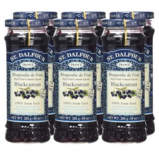 샹달프 오디잼 284g x 6병 오디쨈 블랙커런트잼 과일 스프레드 쨈 St Dalfour Blackcurrant Fruit Spread