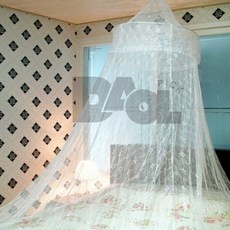 다올 플라워 캐노피 침대모기장 화이트 모기방충망