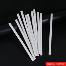 30 개/대 8*200mm 가습기 면봉 가습기 필터 스틱 아로마 에센셜 오일 디퓨저 액세서리 교체, 30개