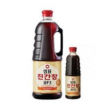 [샘표][샘표식품] (대용량) 진간장 금F-3 1.7L+500ml