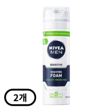 니베아 맨 센서티브 쉐이빙 폼, 150ml, 2개