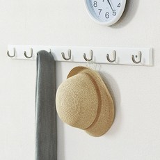매트로 원목 후크/옷걸이, 6p, 하임엔틱