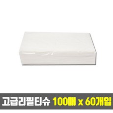 대신제지 고급리필티슈 100 x 60개입 (총 6000매), 1개