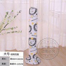 차량용온풍기 꽃무늬 타워팬 세트 0커버 스탠드선풍기 선풍기 먼지방지커버 원형기둥 온풍기, T03-S62-라이온(빅사이즈)
