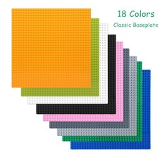 뜨거운 판매 32*32 도트 클래식 기본 플레이트 작은 벽돌 도시 도로베이스 플레이트 보드 피규어 diy 빌딩 블록 어린이위한 장난감|블록|, 1개, 단일, Red