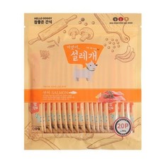 이맛이 설레개 연어 20p 강아지츄르 짜먹는간식, 1개, 15g