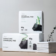  아몬스 국산 시그니처 차콜 논슬립 애견 패드 소형 초대형 300매 120매 묶음 강아지 배변 용품 