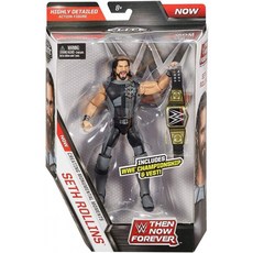 WWE Elite Collection Then Now Forever Seth Rollins 액션 피규어 (WWE 챔피언십 벨트 포함)