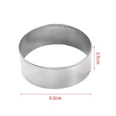 만두 제조기 밀짚 몰드 래퍼 가제트 모형 클립 페이스트리 베이킹, 10.Medium round cu.., 1개