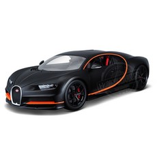 부가티 시론 1:1 모형 다이캐스트 합금 럭셔리 차량 장난감 컬렉션 선물용, 03 Bugatti Chiron Black
