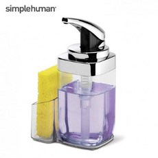 심플휴먼 [포커시스][Simplehuman] 사각 디스펜서 수세미홀더 세트 SPH-KT1159, 선택완료, 단품없음