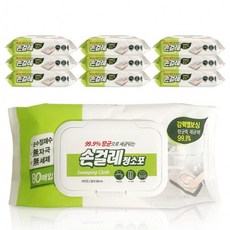 티슈크리너 x(10개) 청소포(80매입) 샤인 위생 손걸레, 단일옵션, 1개