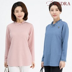 엄마옷 TBA1083 케든진주티셔츠 50대 여성의류60대 여성옷 미시옷 중년여성의류 빅사이즈