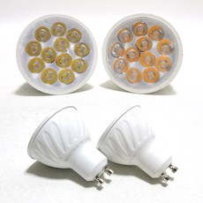디밍 LED MR16 GU10 램프 8W 고효율 할로겐 밝기조절 안정기내장형 RED, 주광색, 1개