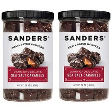 Sanders 샌더스 다크 초콜릿 씨솔트 카라멜 대용량 1.02kg 2팩