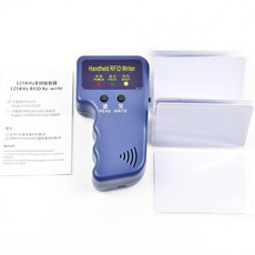 휴대용 125KHz RFID 복사기 프로그래머 리더 라이터 EM T5577 EM4305 Keyfobs 태그 카드, [04] Writer and 5 cards