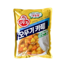 오뚜기 카레 순한맛, 1kg, 4개 - 위드잇카레