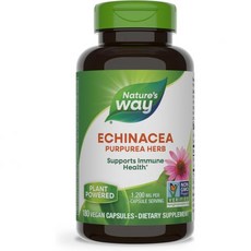 네츄럴 웨이 에키네시아 효능 드린국화 추출물 이뮨 영양제 180캡슐, 180 Count (Pack of 1), 1개