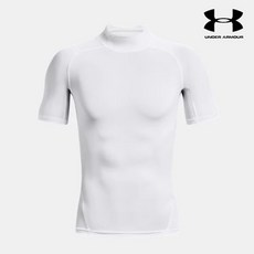 언더아머 언더아머 남성 HeatGear® 아머 컴프레션 모크 반팔 1372586-100