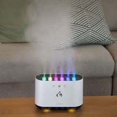 ZYON 지군 ZY-HRM500 최대 6시간 사용 USB-C RGB 불멍 멜로디 가습기