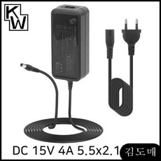 KDM 15V 4A SMPS 아답터(5.5x2.1mm) 인터넷장비함 모짜렐라치즈 네트워크기타, KDM 본상품선택