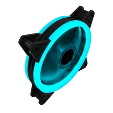IT 컴퓨터 케이스 저소음 LED 쿨러 120mm 튜닝 시스템, 스카이블루