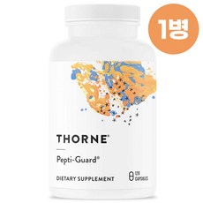 쏜리서치 펩티 가드 Thorne Research Pepti-Guard 캡슐, 120캡슐 x 1개, 1개, 120정 - 쏜애플동물lp