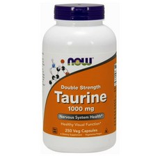 Now Double Strength Taurine 나우 더블 스트렝스 타우린 1000mg 250베지캡슐