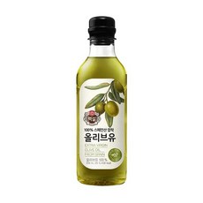 CJ 백설압착올리브유 500ml