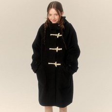 학생 떡볶이 코트 모직 겨울 후드 여성겨울코트 교복 캐쥬얼 학생