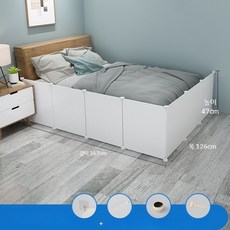베란다 가림막 애완동물 울타리 고양이 격리 도어 침대 발코니 파티션 안전문 안전가드, H. 침대가드 7개