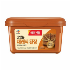 해찬들 재래식 된장, 1kg, 4개