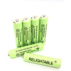 600mah1.2v충전지