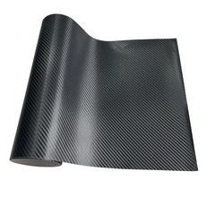 탄소 섬유 자동차 스티커 방수 블랙 비닐 랩 롤 매트 호일 콘솔, C.5cmx150cm, 1개