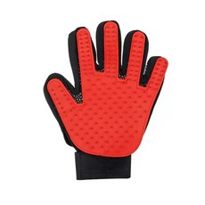 실리콘 애완 동물 미용 장갑 고양이 브러시 빗 데셰딩 목욕 청소, 1개, B.right hand
