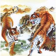 호랑이십자수도안