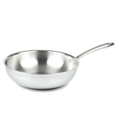 [한일스텐레스] 올파이브 통5중 스텐 후라이팬 30cm 인덕션겸용, 올파이브 통5중 후라이팬 30cm, 1개