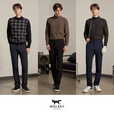[쇼핑엔티] [Wolsey] 울시 24FW 최신상! 기능성 라운딩 기모본딩 팬츠 3종 남성, 33, 차콜