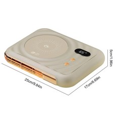 호환 스마트 온도 조절 코스터 전기 컵 워머 커피 차 우유 가열 소형 히터에, White US Plug, 1개